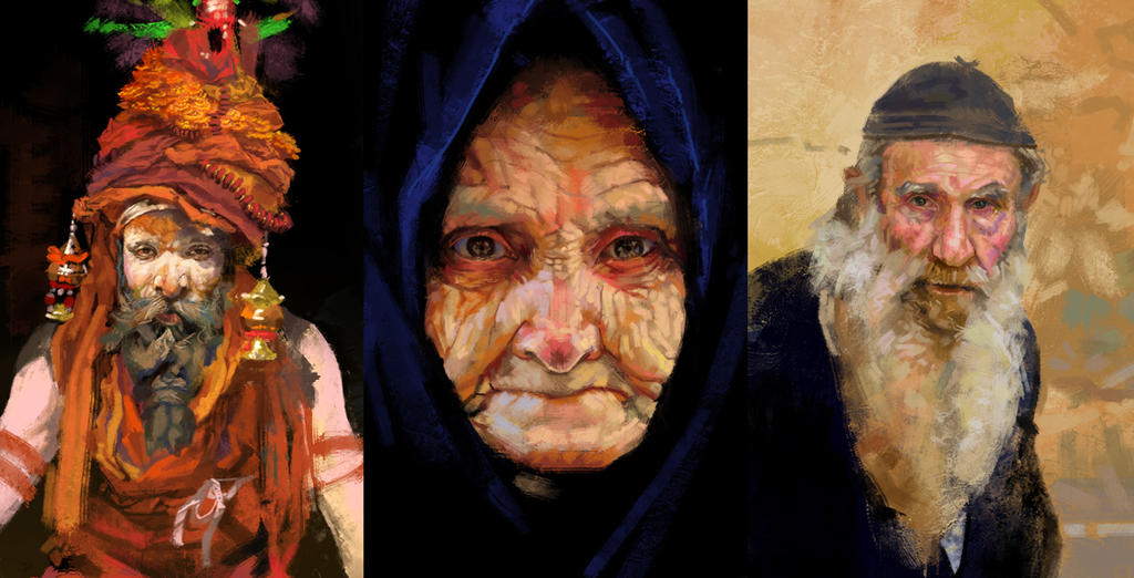 Faces Study by DoganOztel