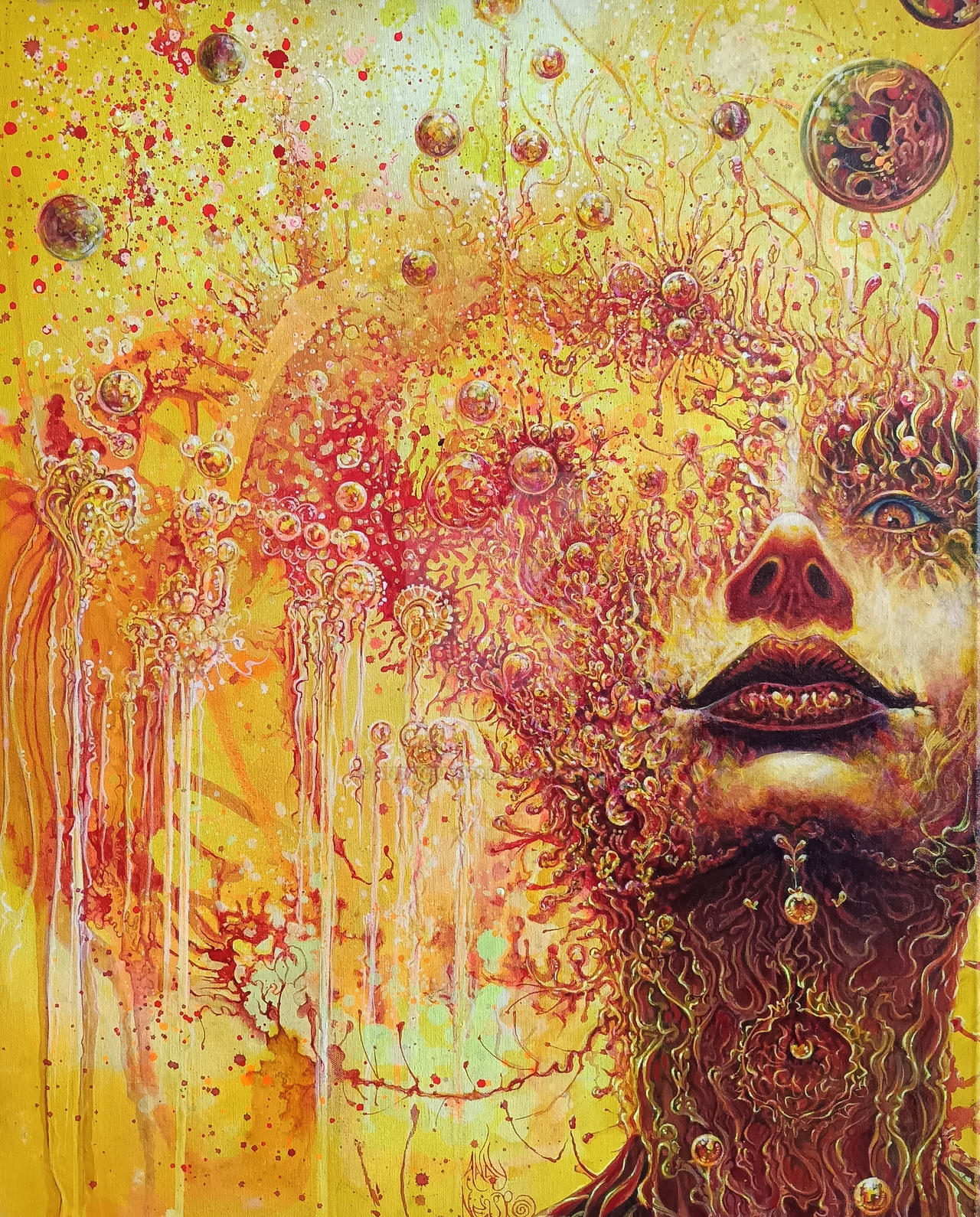 The Phoenix - Andy Neuro (75cm x 60cm) acrylic