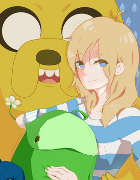 JAKE THE DOG AND FINN THE HUMAN