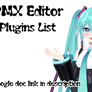 PMX Editor Plugins List