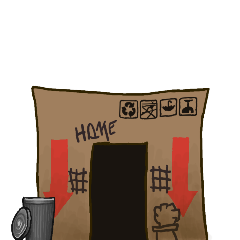 Homeless Home Game Asset