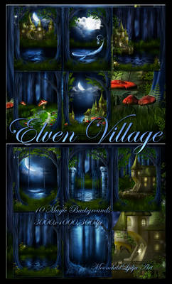 Elven Village backgrounds
