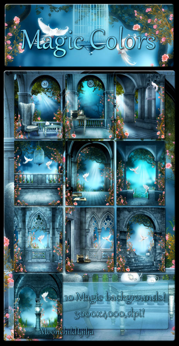 Magic Colors backgrounds by moonchild-ljilja on DeviantArt
