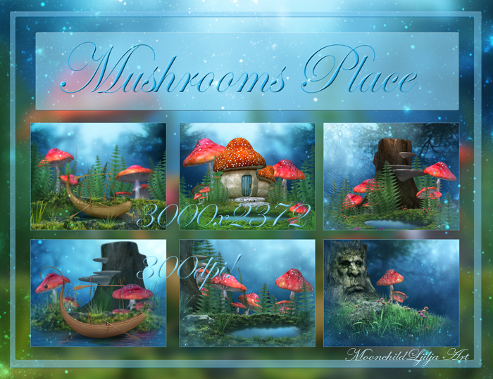 Mushroom Place backgrounds