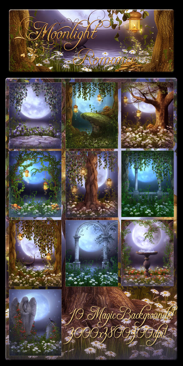 Moonlight Romance backgrounds