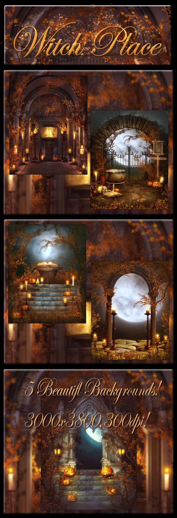 Witch Place backgrounds