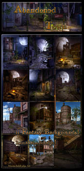 Abandoned Town Backgrounds