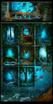 Elven Forest backgrounds by moonchild-ljilja