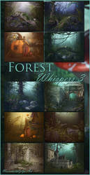 Forest Whispers 3 backgrounds by moonchild-ljilja