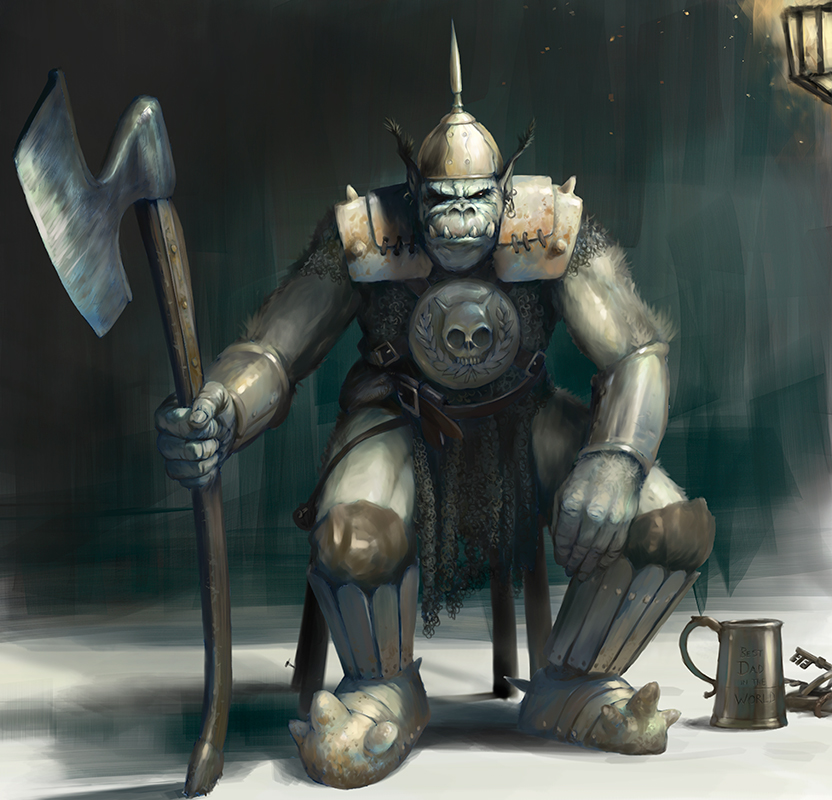 The Night Watchman (takes his job very seriously) by m0zch0ps