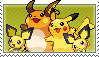 Pikachu Family Stamp