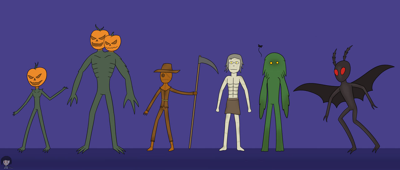 Halloween creatures
