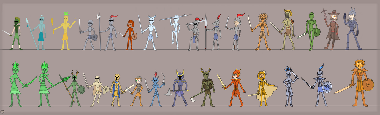 All knight characters