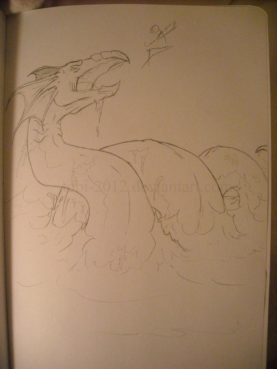 Sea Serpent drawing