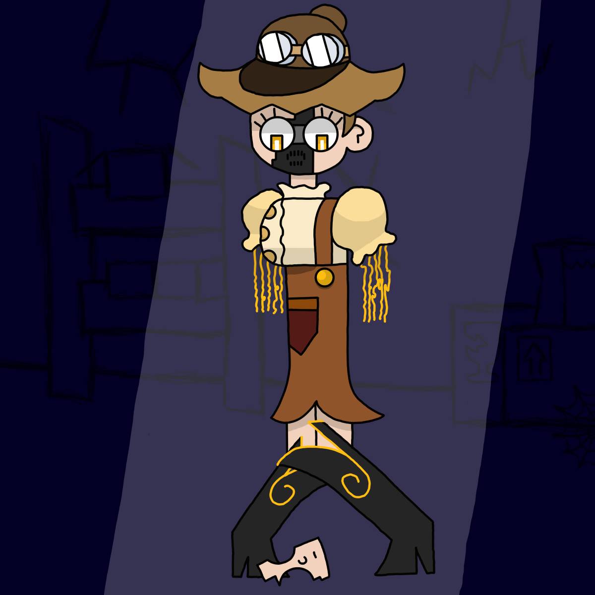 Clockwork (an OC I made) again! by mimicus778 on DeviantArt