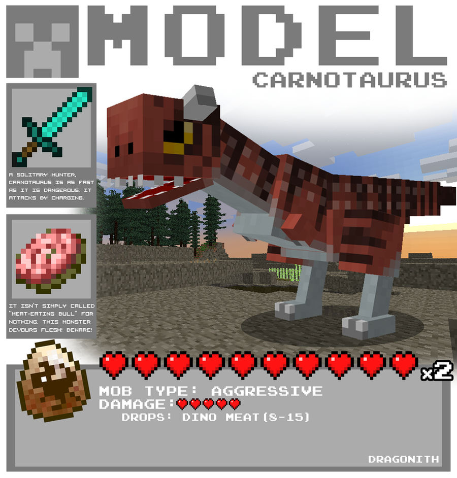 Minecraft - Carnotaurus