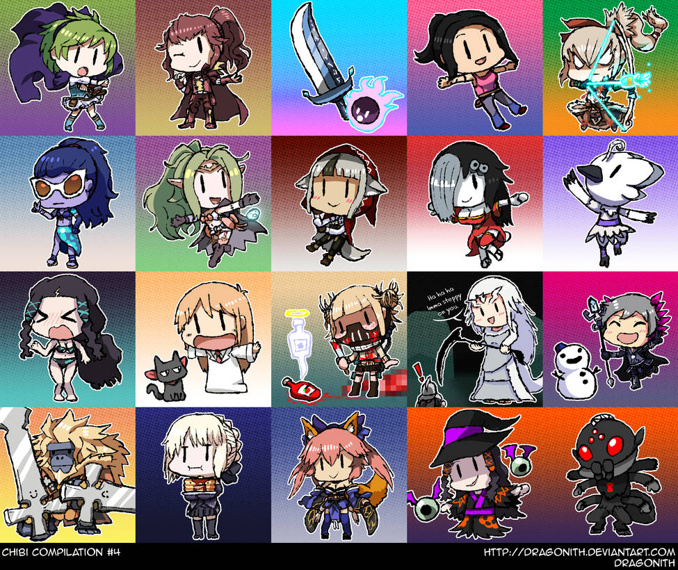 Chibi List Chibi Compilation #5 by Dragonith on DeviantArt