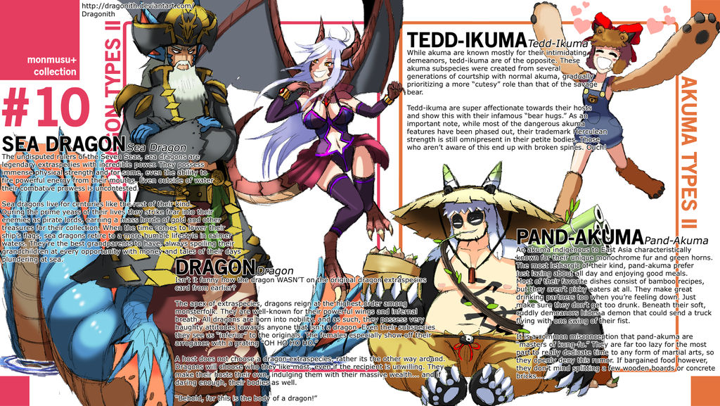Monster Musume Dragon And Akuma Species Ii By Dragonith On Deviantart Monster Musume Dragon And Akuma Species Ii By Dragonith On Deviantart