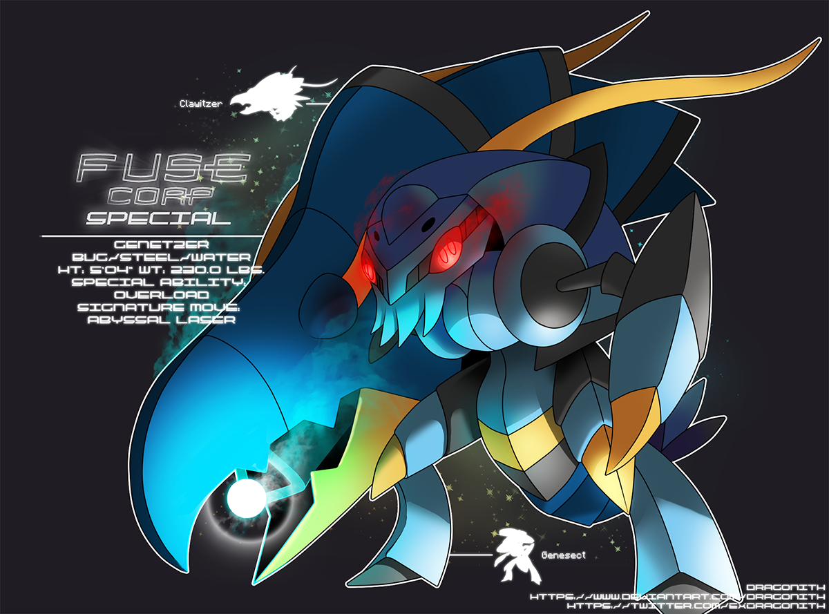 Genesect ex by connorm1 on DeviantArt