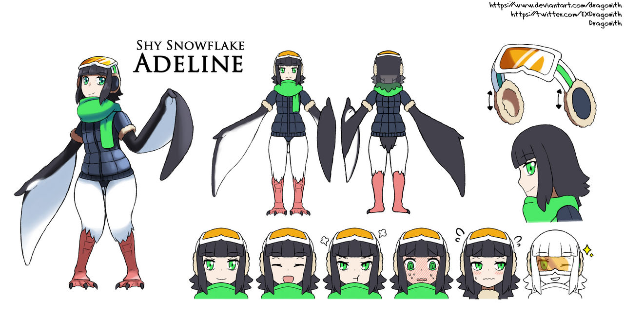 Adeline Character Sheet (New) by Dragonith on DeviantArt