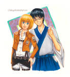 Armin and Shinpachi