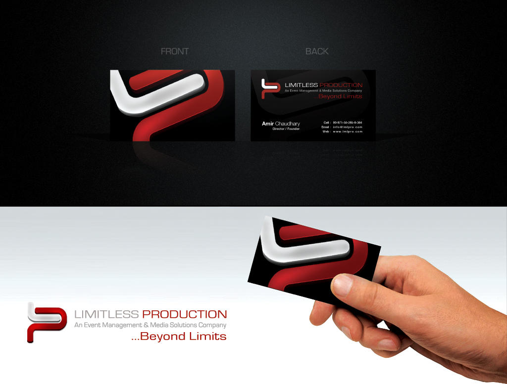 Production Card LIMITLESS PRODUCTION CARD by muddassir on DeviantArt