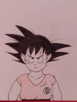 sans Goku dessin debutant