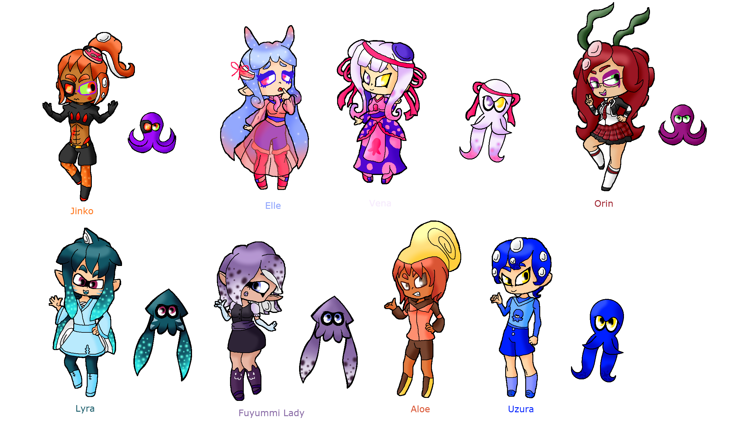 Characters Splatoon 6 by Jazzzeh51 on DeviantArt