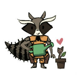 Rocket Raccoon and Groot