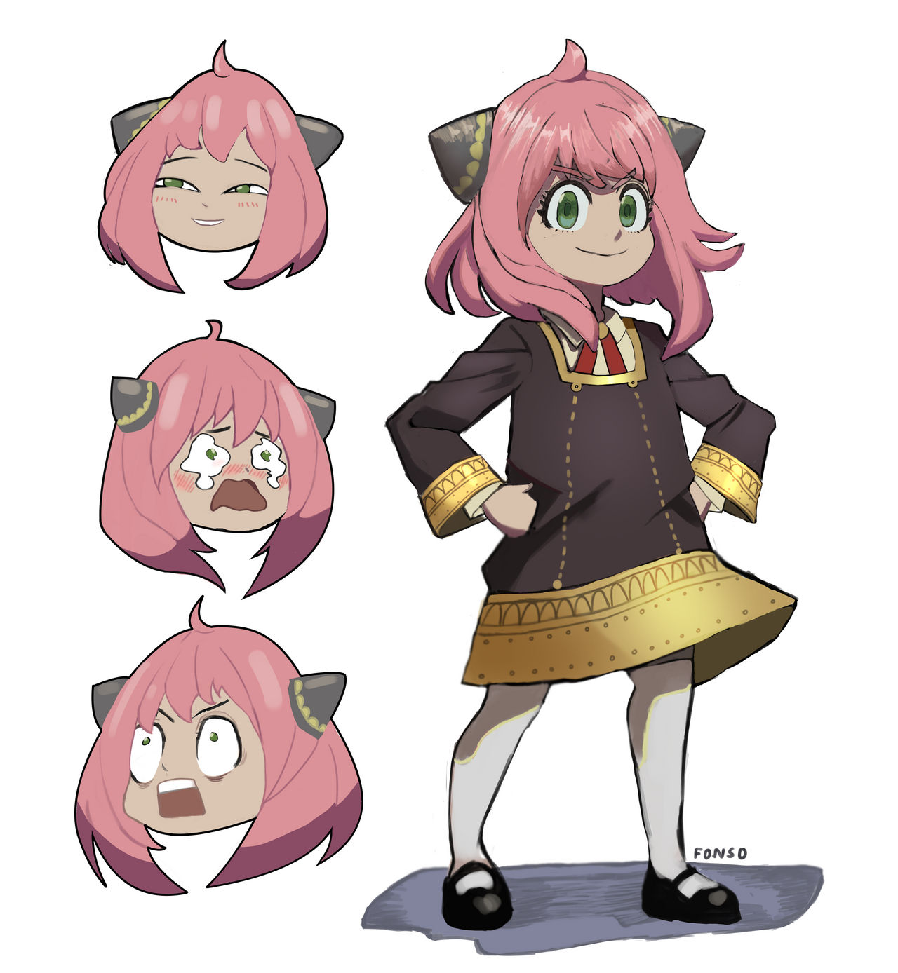 Anya Forger Fan Art By Fonso16 On DeviantArt anya-forger-fan-art-by-fonso16-on-deviantart