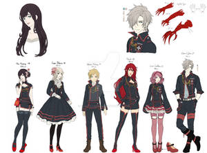 Re-redesigned and New DGM OCs