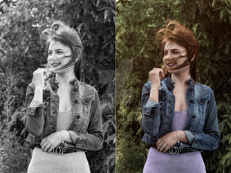 Denim Jacket - Colourized