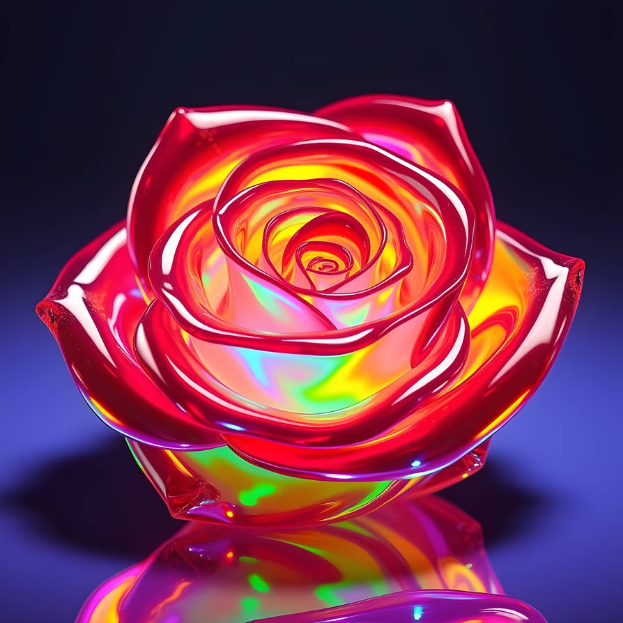 Glass Rose Romatic Glass Rose #3 by asimplegenius on DeviantArt