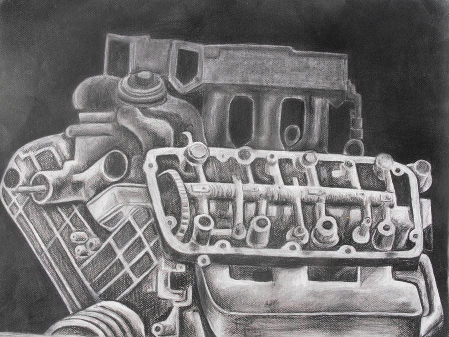 Engine Artist Car engine by martemouse on DeviantArt