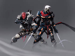 Red Ronin and Deathstroke