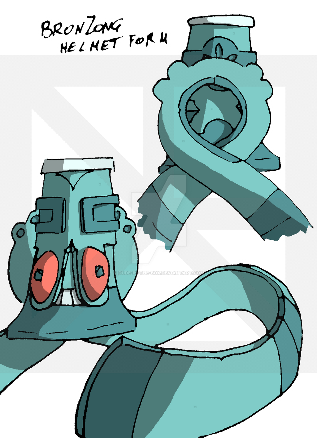 Bronzong Helmet Form by Dude-in-the-box on DeviantArt