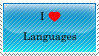 I love languages 4ever - Stamp by lucianintendofan97