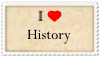 I love history 4ever - Stamp