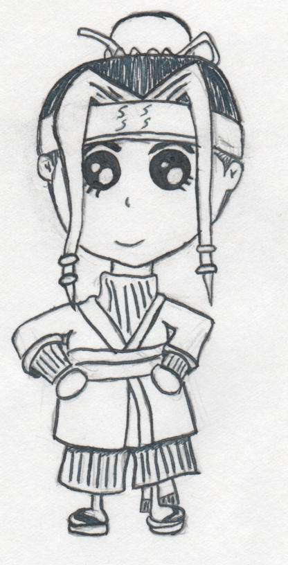 inked chibi haku by AuraHeart on DeviantArt