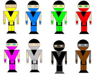 Mortal Kombat Palette Ninjas