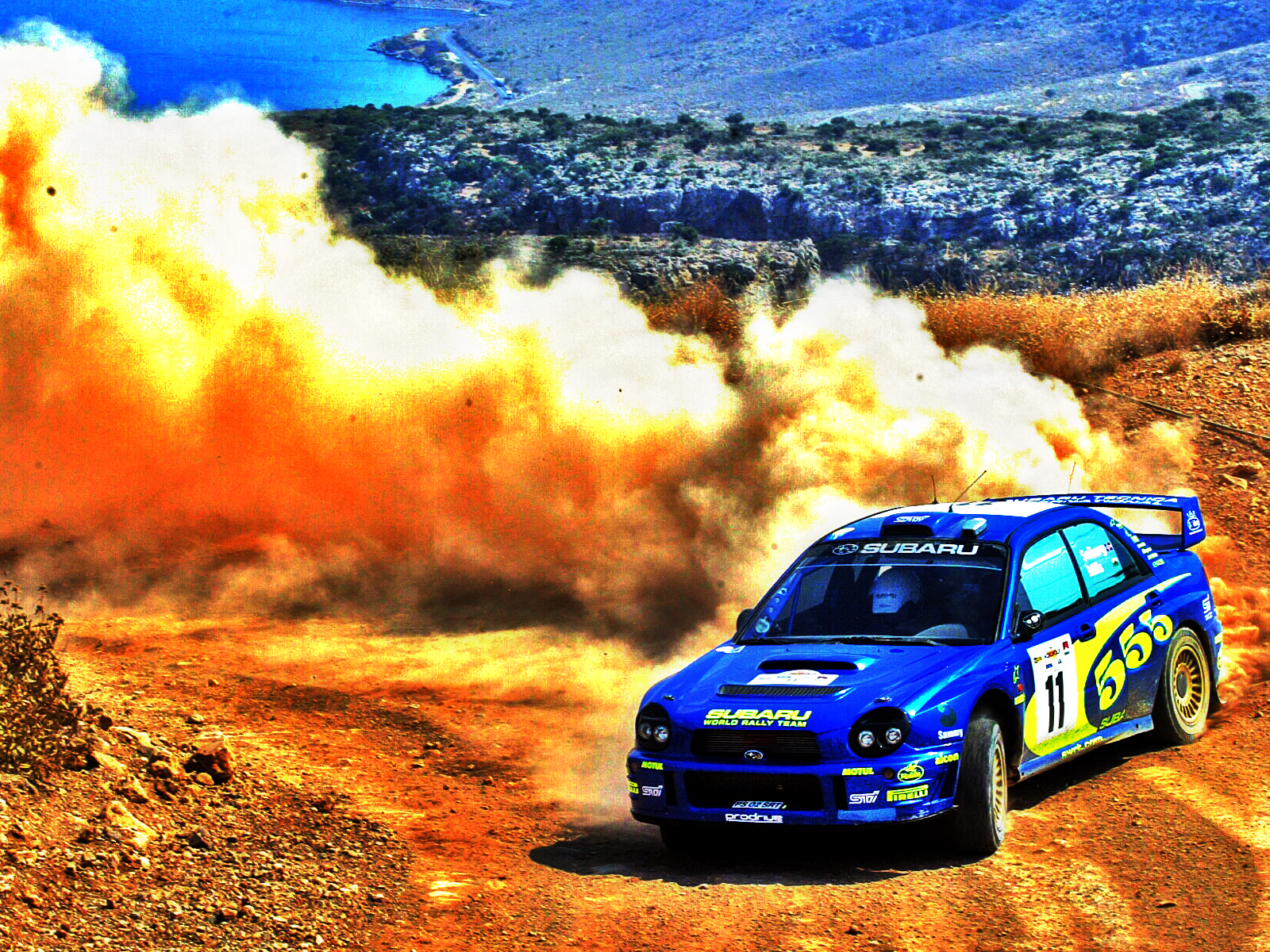 HDR Subaru Rally Car