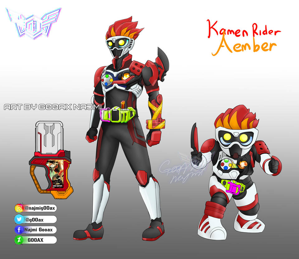 Kamen Rider Aember (ex aid) by G00AX on DeviantArt