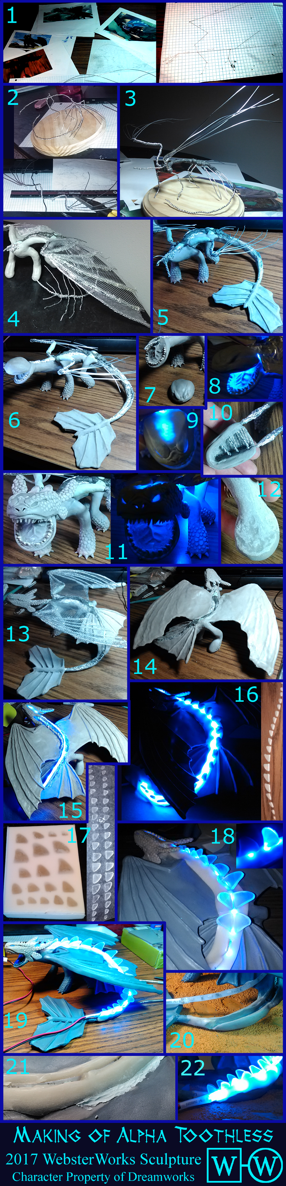 Making of Alpha Toothless