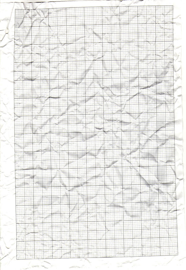 Crumpled Graph paper texture by madragonn