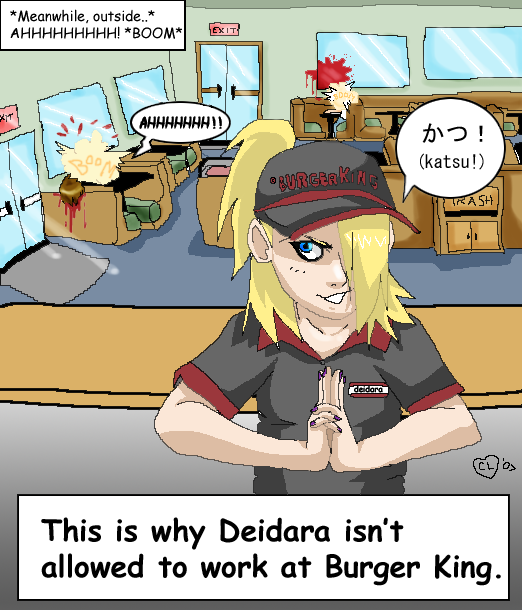 Deidara Isn't Allowed To Work