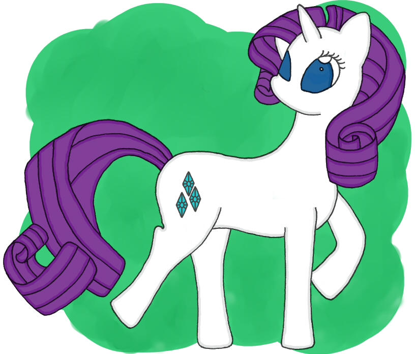 Deviantart Rarity Pony rarity is best pony colored by Antique-Mirror on DeviantArt