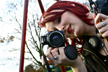 Red headed Photographer