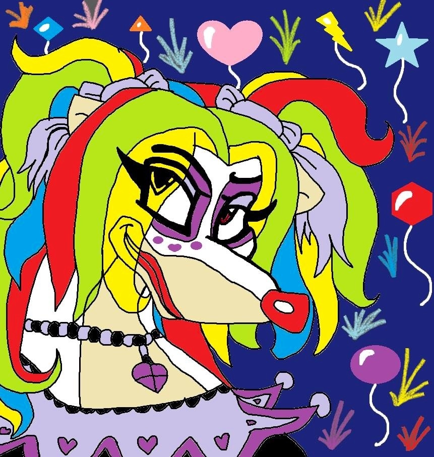 Jane as a clown XD