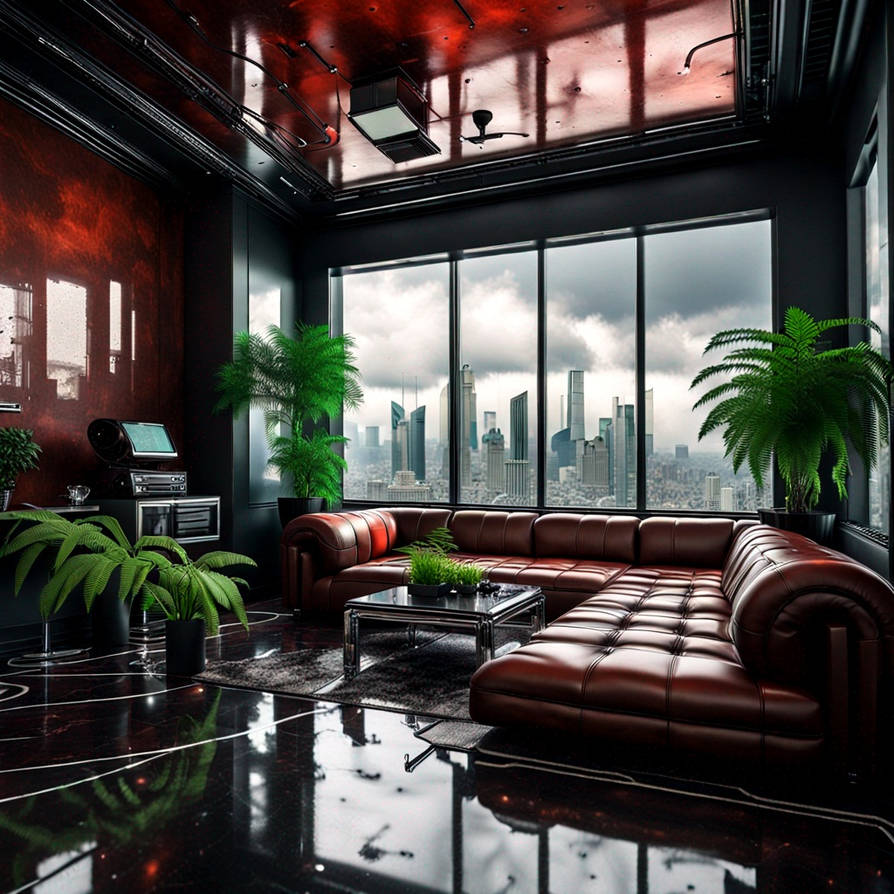 Cyberpunk interior. by tokyo-lover2 on DeviantArt