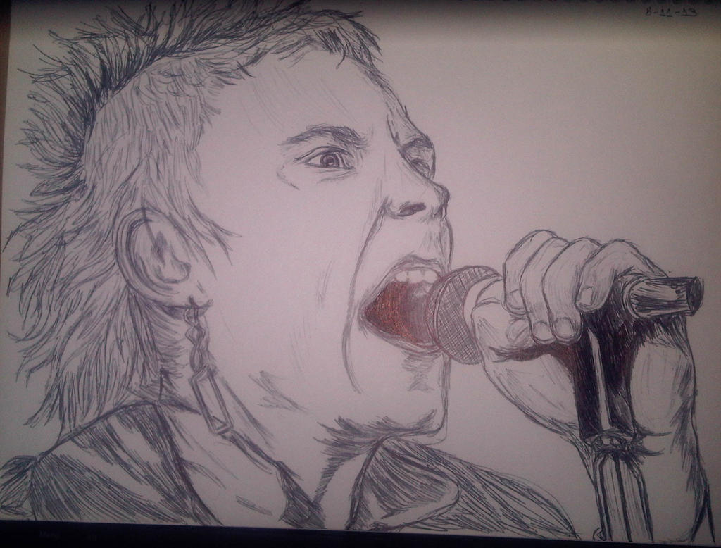 Johny Rotten Colouring Johnny Rotten. by JNacho16 on DeviantArt